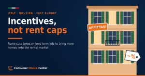 Italy Is on the Right Path: Incentives, Not Rent Caps